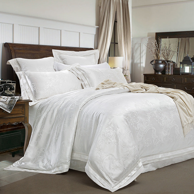 4-Piece Set Of European-Style Luxury Light Luxury Bedding