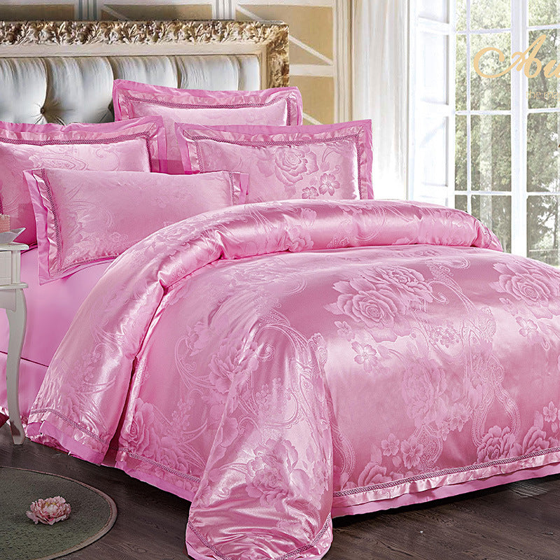 4-Piece Set Of European-Style Luxury Light Luxury Bedding