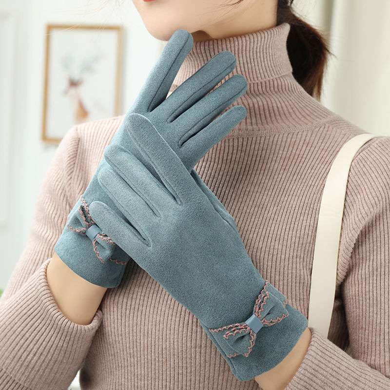 Women's Winter Fleece Warm Fashion Gloves - globaltradeleader