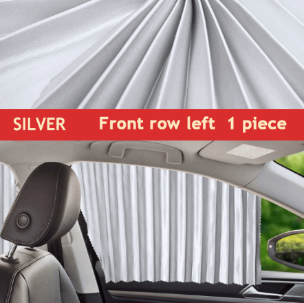 Magnetic Car Curtains Window Shade for Side Windows Baby Sun Shade Protection Adjustable Foldable Car Accessories