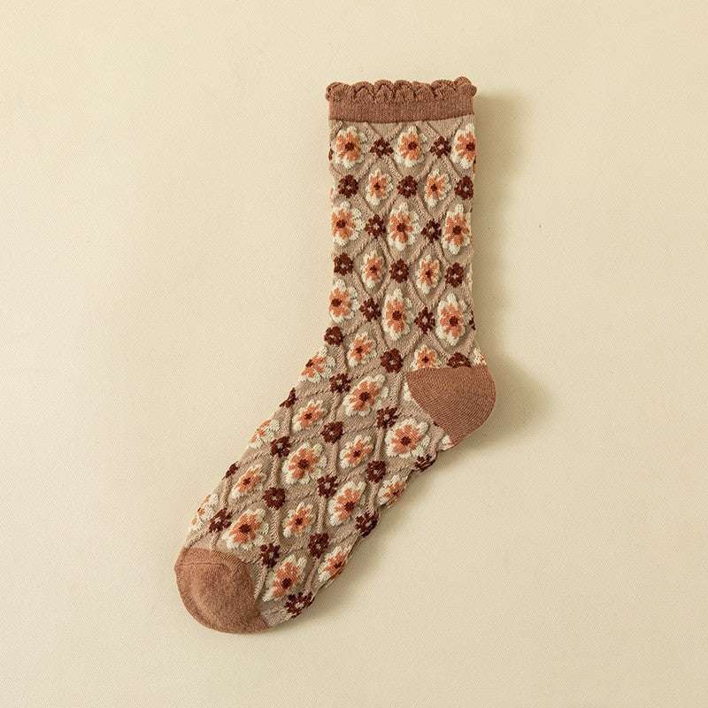 Long-staple Cotton Socks Autumn And Winter Printing - globaltradeleader
