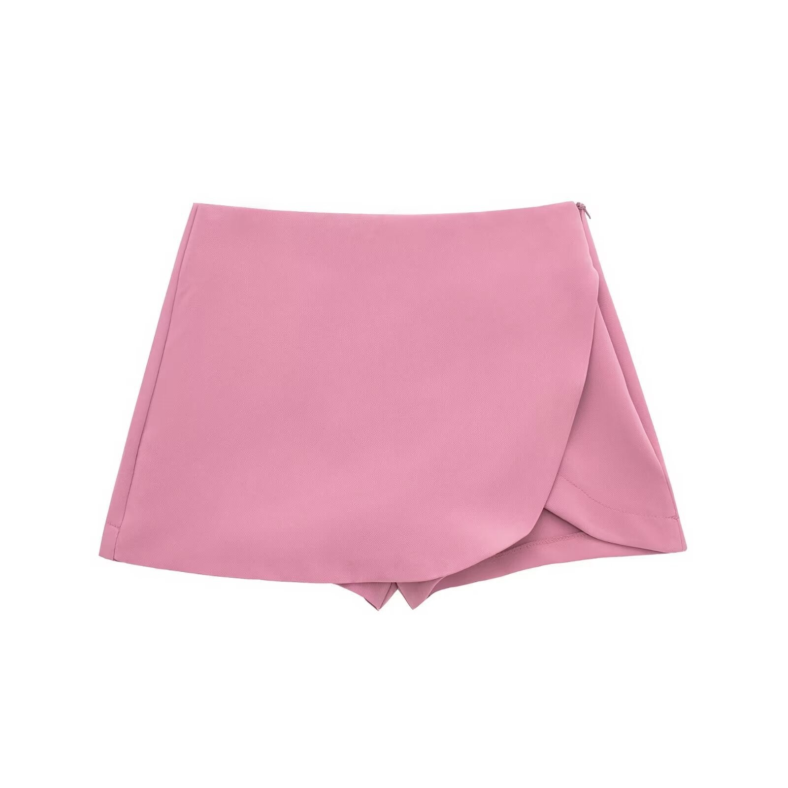 Women's High Waist Asymmetric Short Pantskirt - globaltradeleader