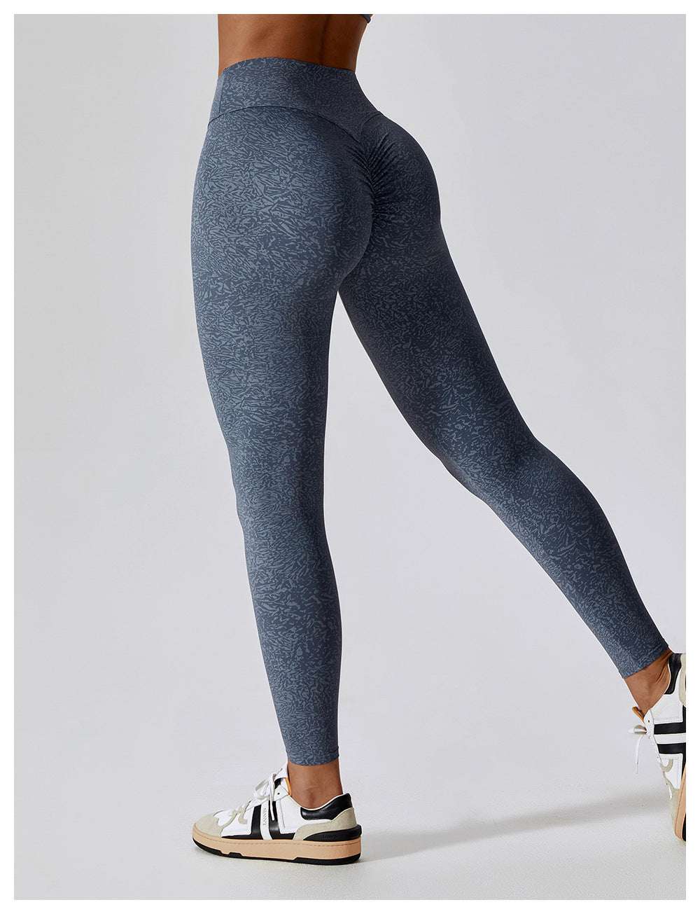 Belly Contracting Hip Lifting Running Sports Quick-drying Camouflage Printing Nude Feel High Waist Yoga Pants - globaltradeleader