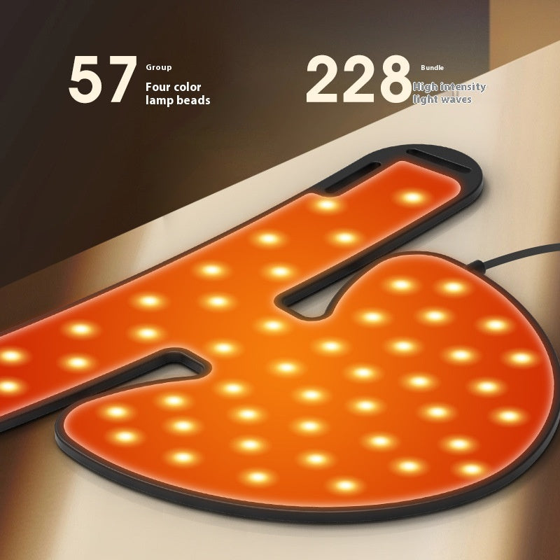 Neck Silicone Mask Led Red Blue Light Beauty Skin Rejuvenation - globaltradeleader