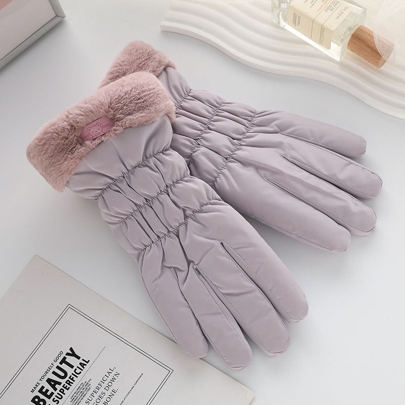 Winter Fleece-lined Thickened Touch Screen Gloves - globaltradeleader