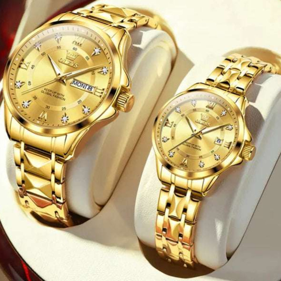 Quartz Simple Casual Couple's Watch Waterproof - globaltradeleader