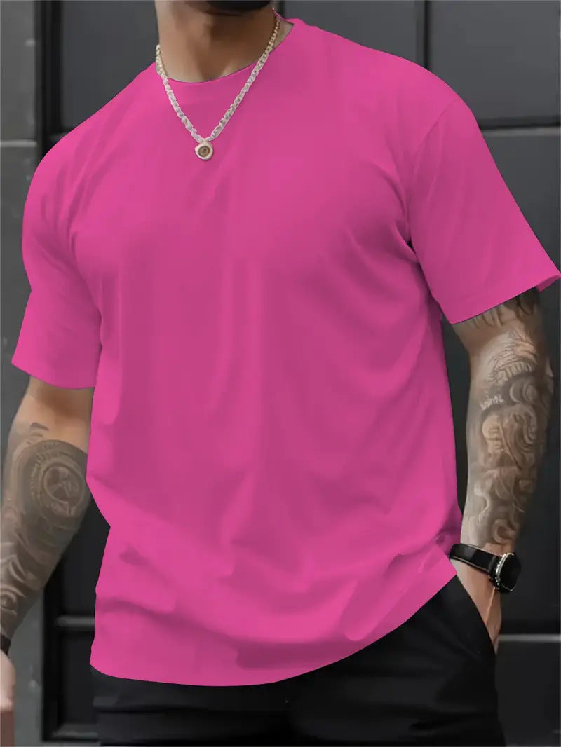 3D Digital Printing Printed Loose Short Sleeve Round Neck T-shirt - globaltradeleader