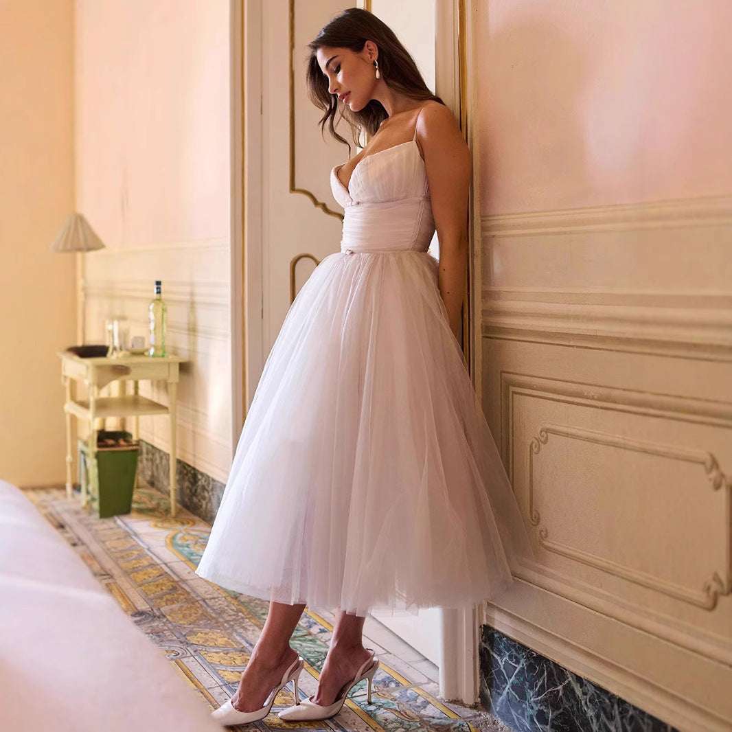 Sling Backless Dress Christmas Banquet - globaltradeleader