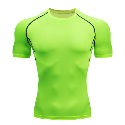 Solid color quick-drying bottoming short sleeve - globaltradeleader