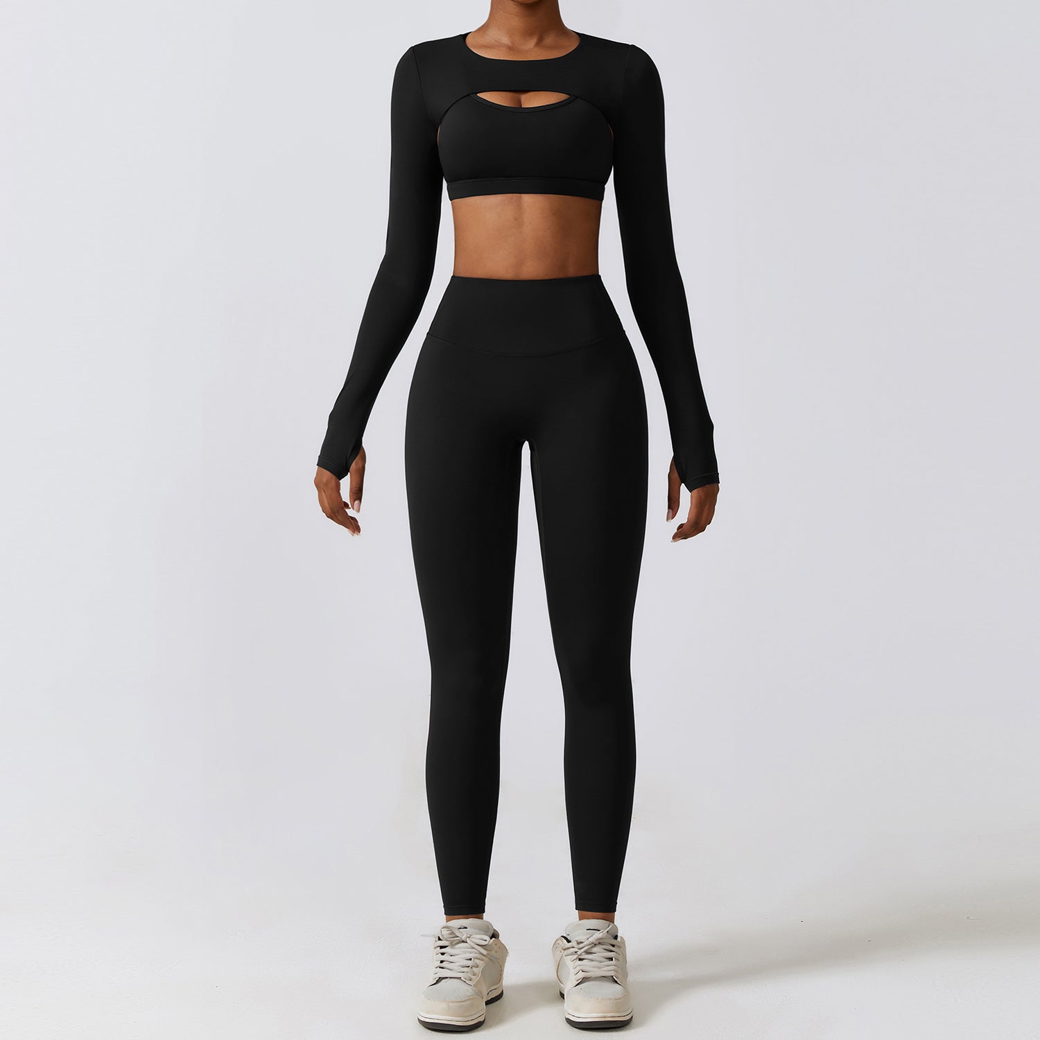 Skinny Yoga Clothes Nude Feel Quick-drying Sports Suit - globaltradeleader