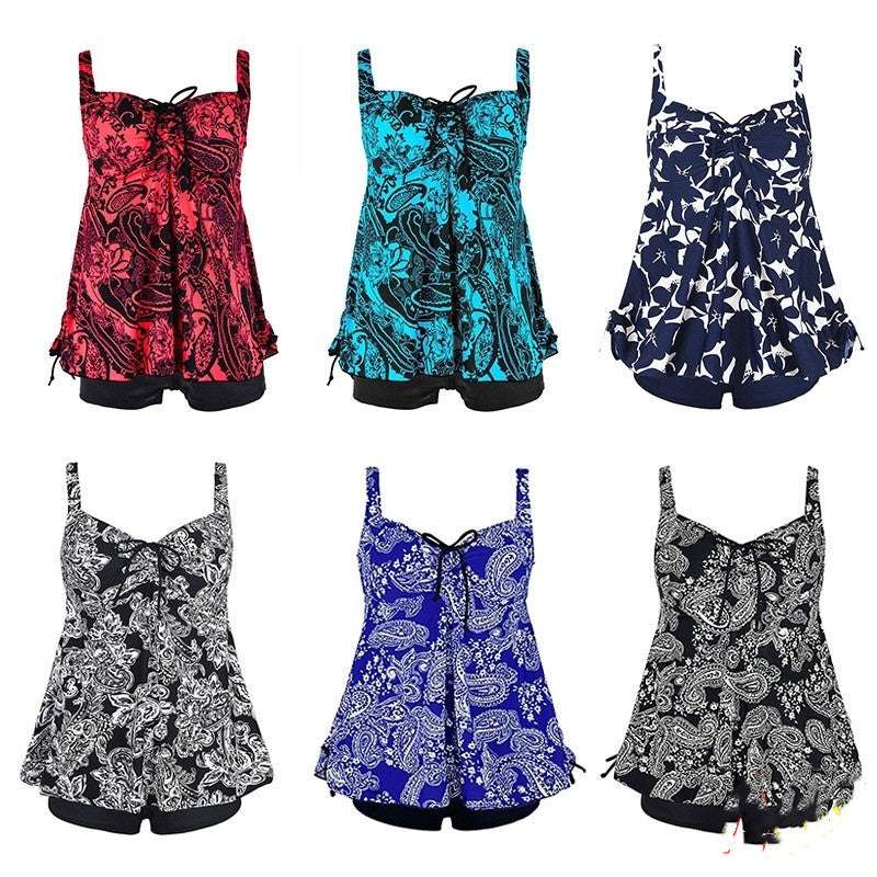 Big Plus Size Sexy Women Swimwear 2 Piece Swim Bathing Suit - globaltradeleader