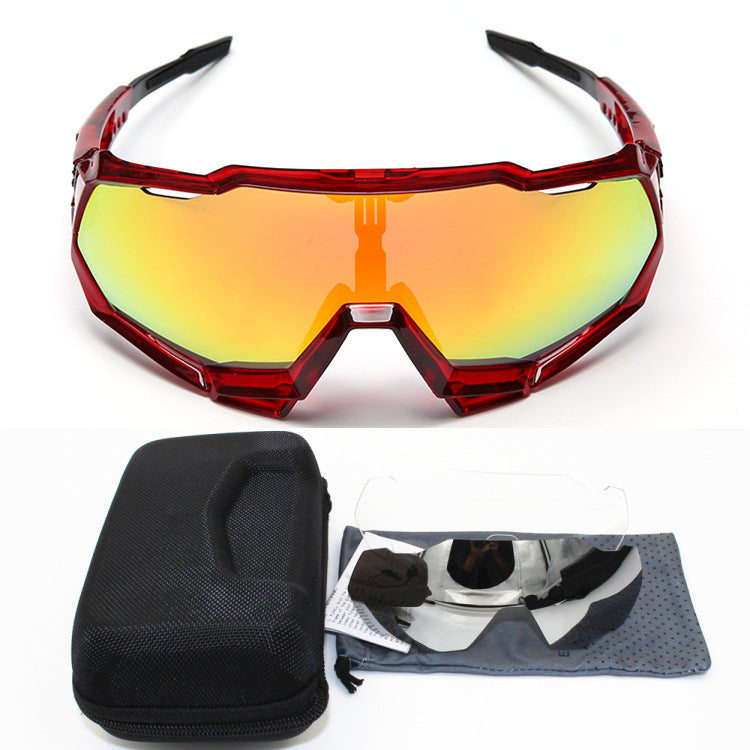 Bicycle riding glasses