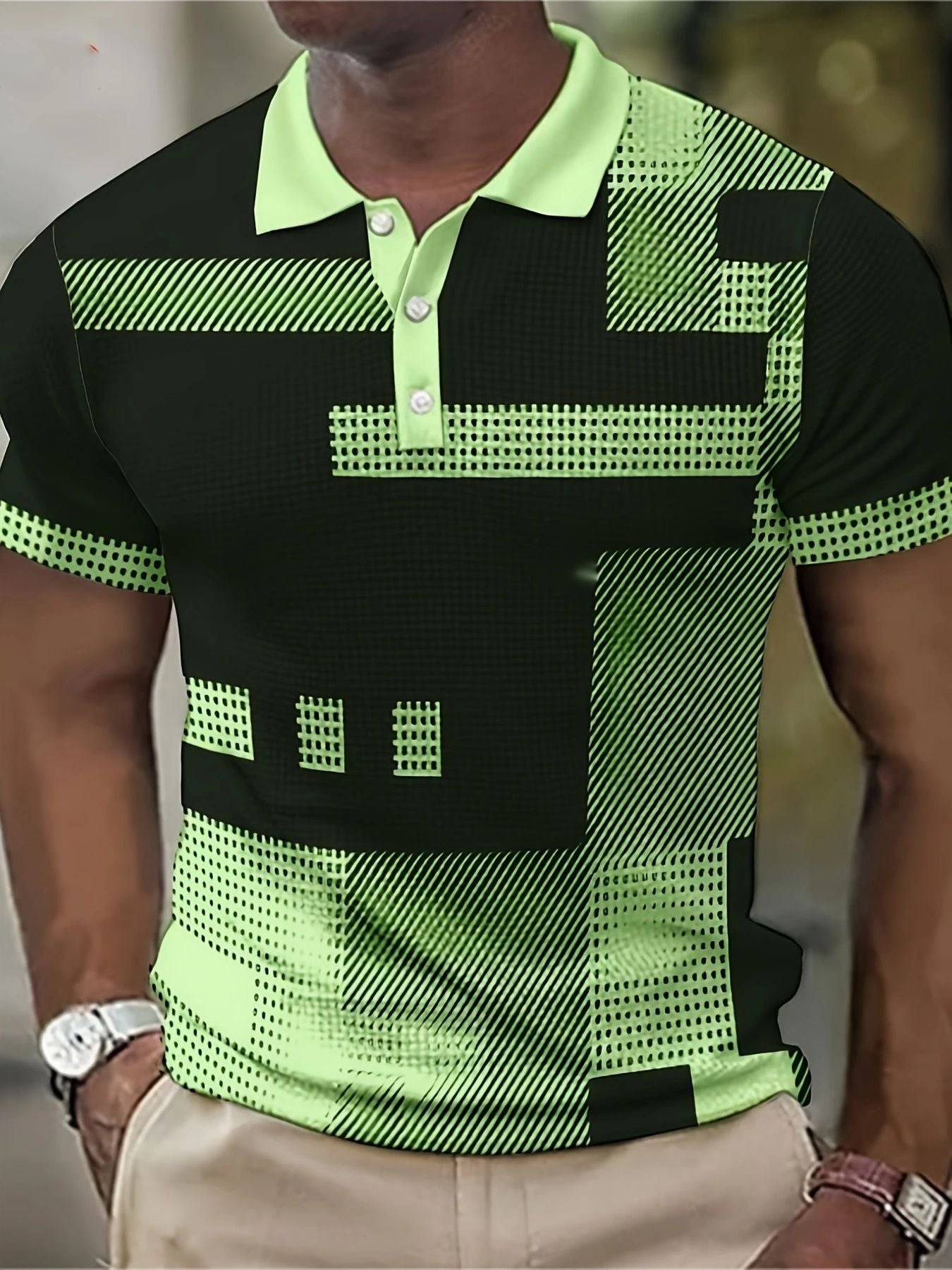 3d Fafger Digital Printing Sports Men's Short Sleeve - globaltradeleader