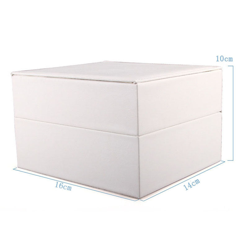 High-Grade PU Leather Flip Watch Storage Box - globaltradeleader