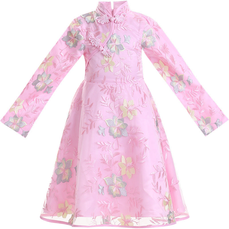 Girl cheongsam costume skirt