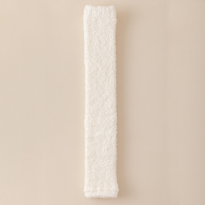 Winter Warm Plush Socks Women Dual-purpose Protection Heel And Knee Sock For Olds - globaltradeleader