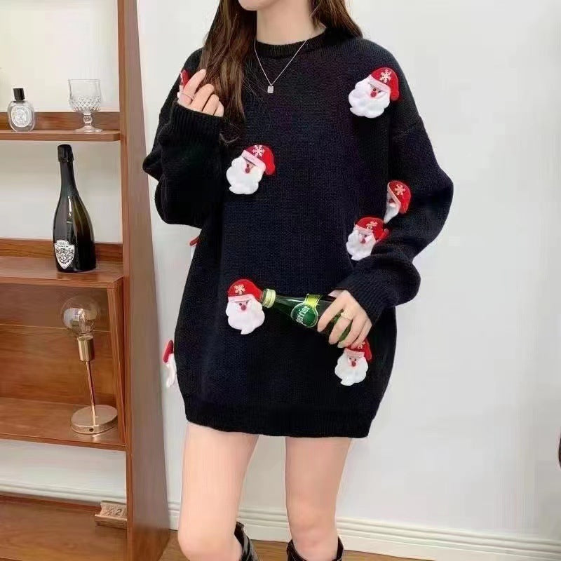 Thicken Lazy Style Loose Pullover Women's Sweater - globaltradeleader