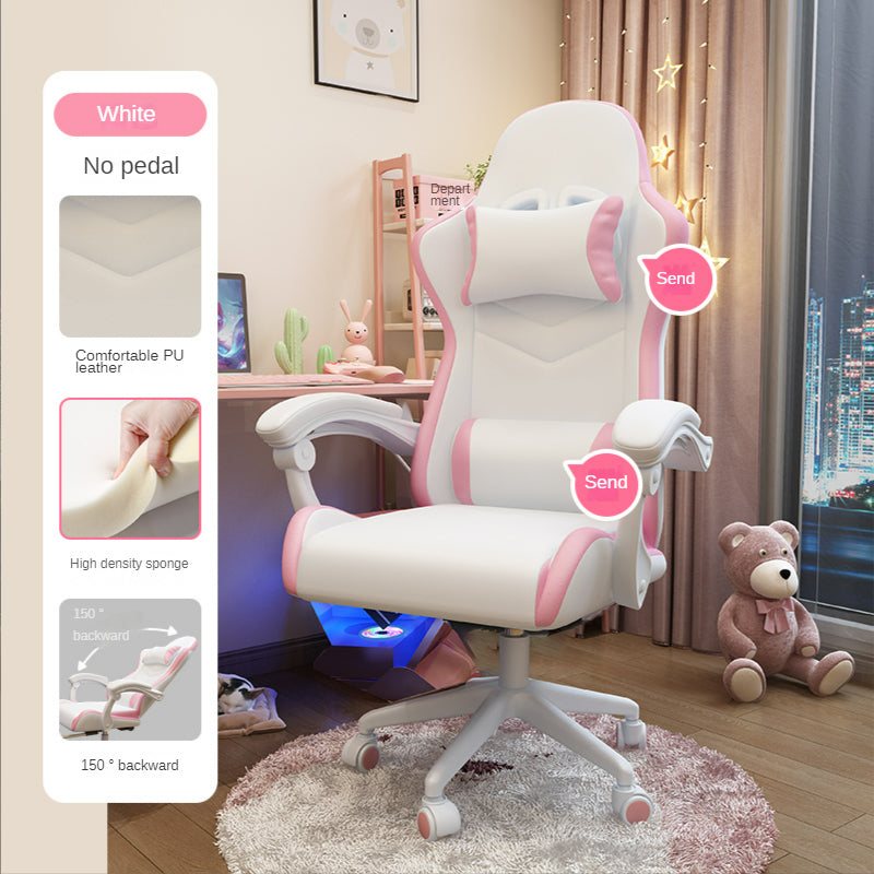 Cute Girls Bedroom Comfortable Sedentary Gaming Chair - globaltradeleader