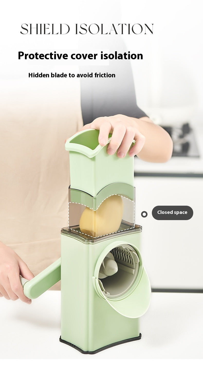 Multi-functional Hand Guard Household Kitchen Hand-cranked Drum Shredder - globaltradeleader