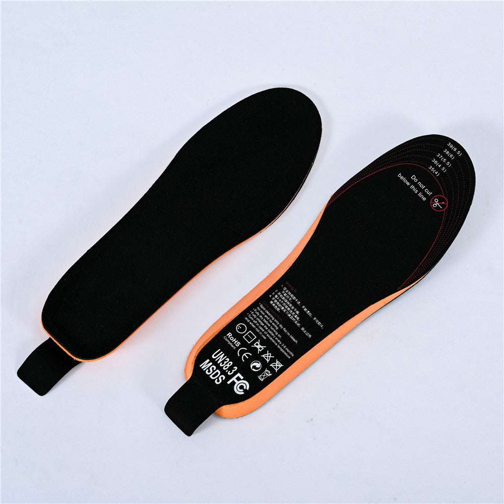 USB Heated Shoe Insoles with Remote Control 3.7V 2100MA Feet Warm Sock Pad Mat Electrically Heating Insoles Electric Heater Pads - globaltradeleader
