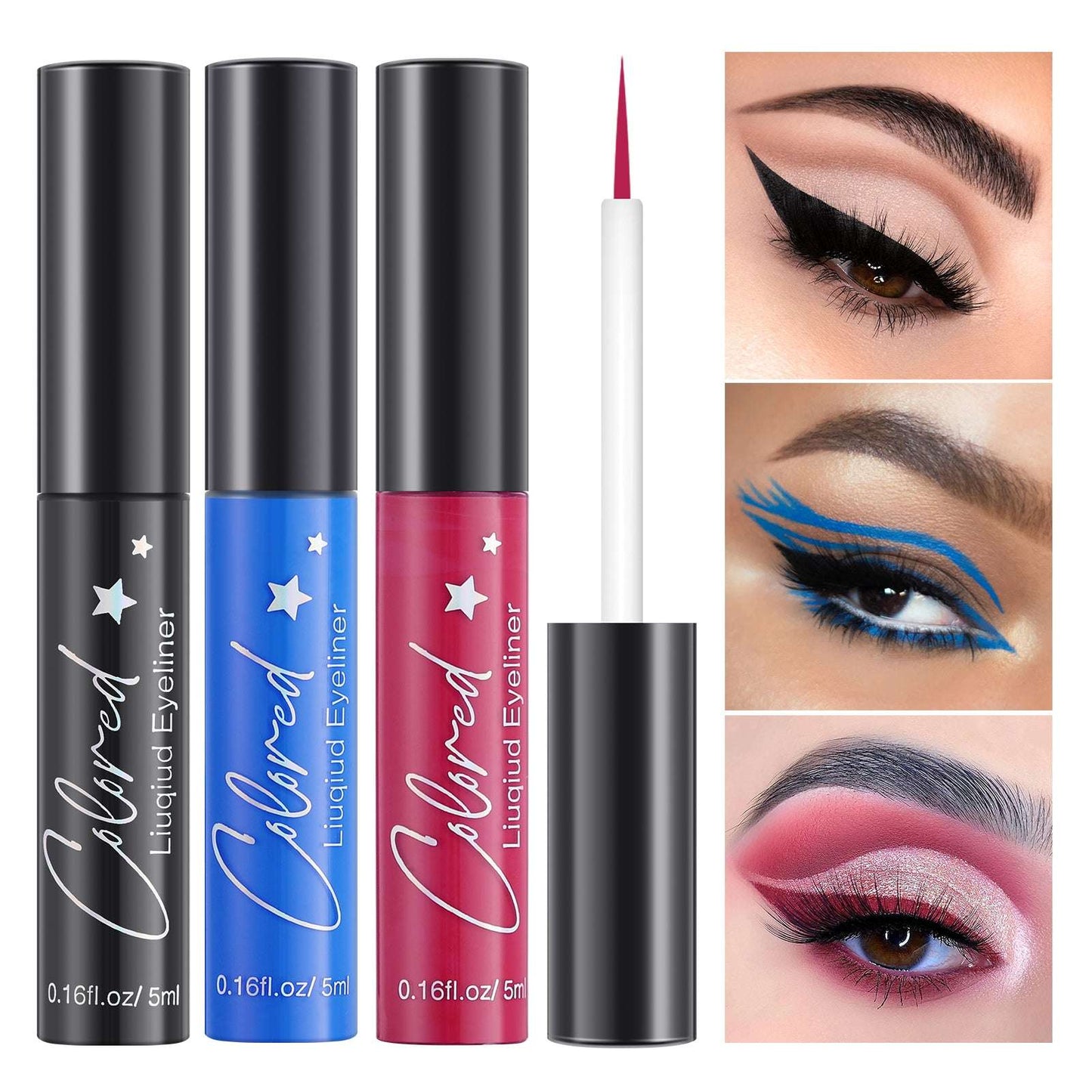 Make-up Eyeliner Liquid And Gel Pen Combination Set