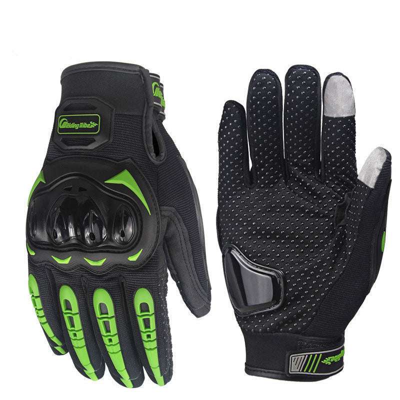 Men's long cycling gloves