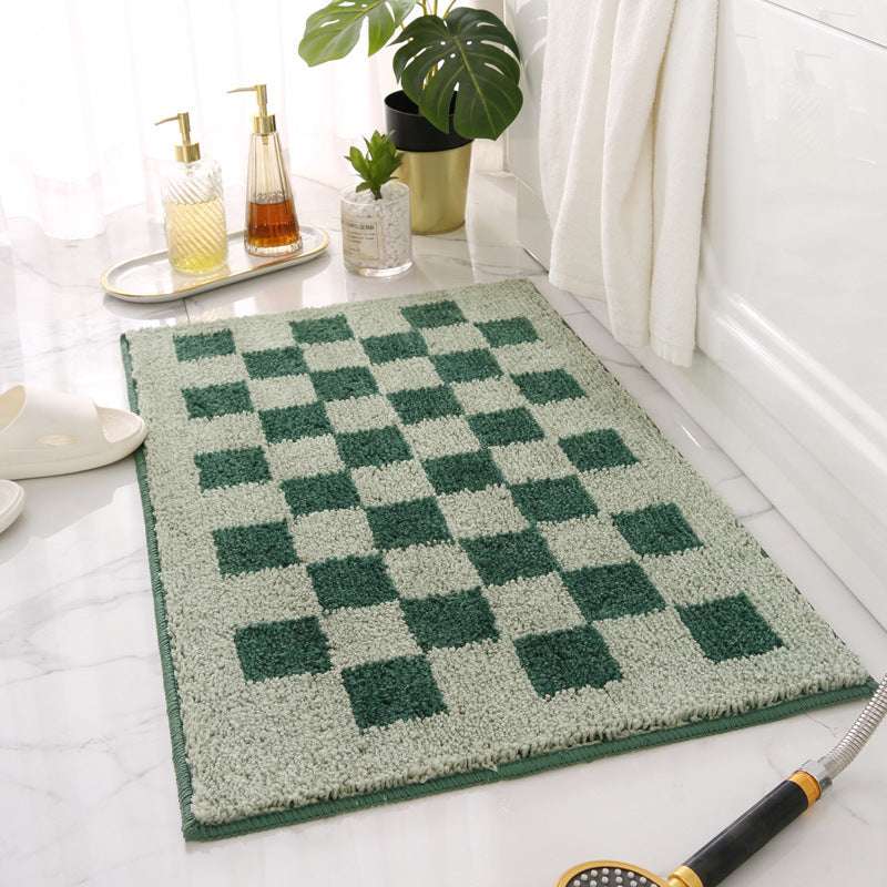 Checkerboard Bathroom Absorbent Floor Mat - globaltradeleader