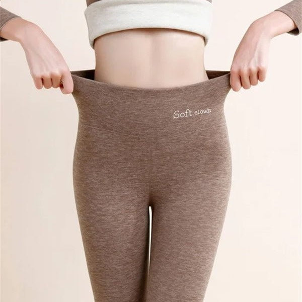 Women's High Waist Plus Velvet Thick Slim Slimming Leggings - globaltradeleader