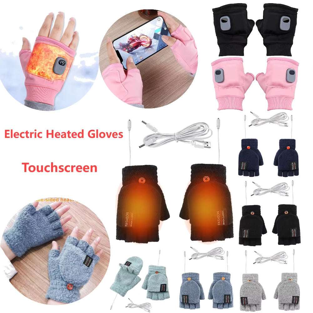 Comfort Warm Gloves Electric Winter Heating USB Rechargeable Smart Warm Winter Gloves For Skiing Cold Weather Driving Hiking - globaltradeleader