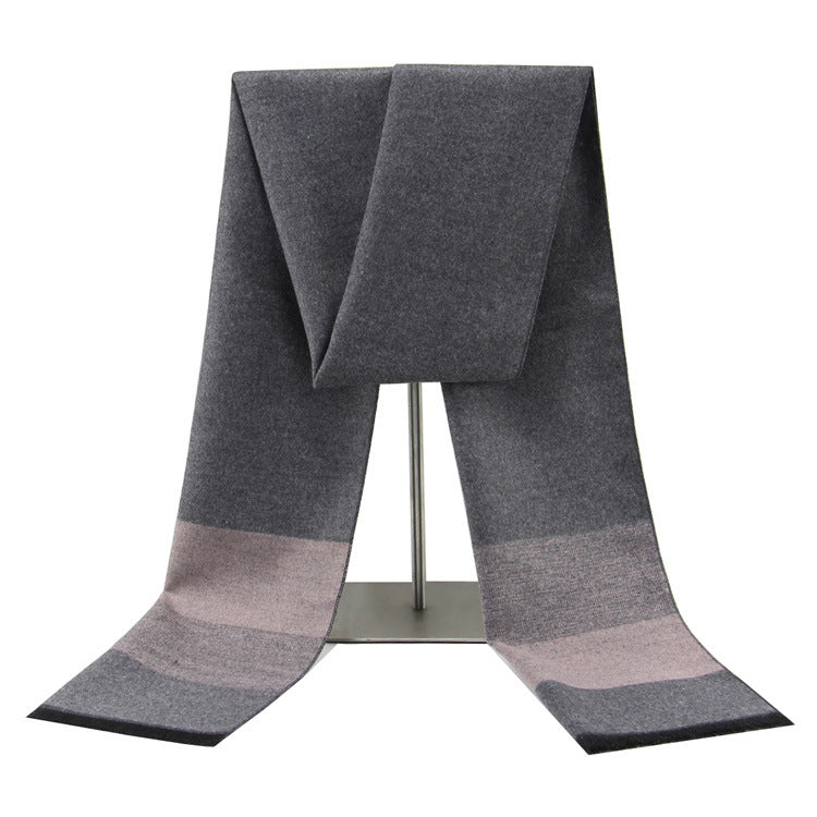 Winter Warm Imitation Cashmere Solid Color Scarf