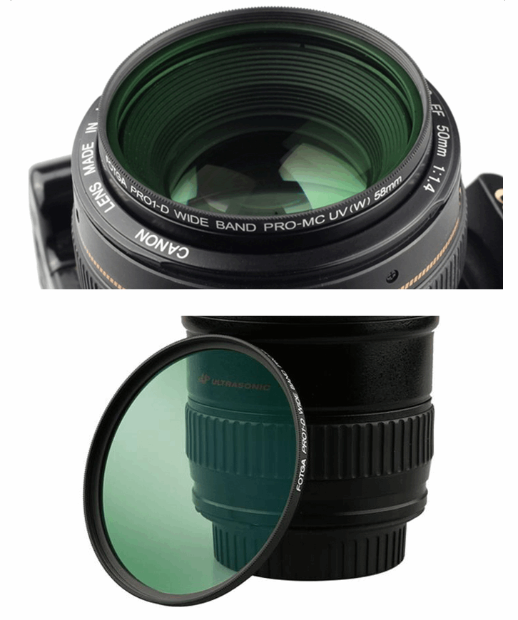 camera MC-UV mirror 52mm 58mm