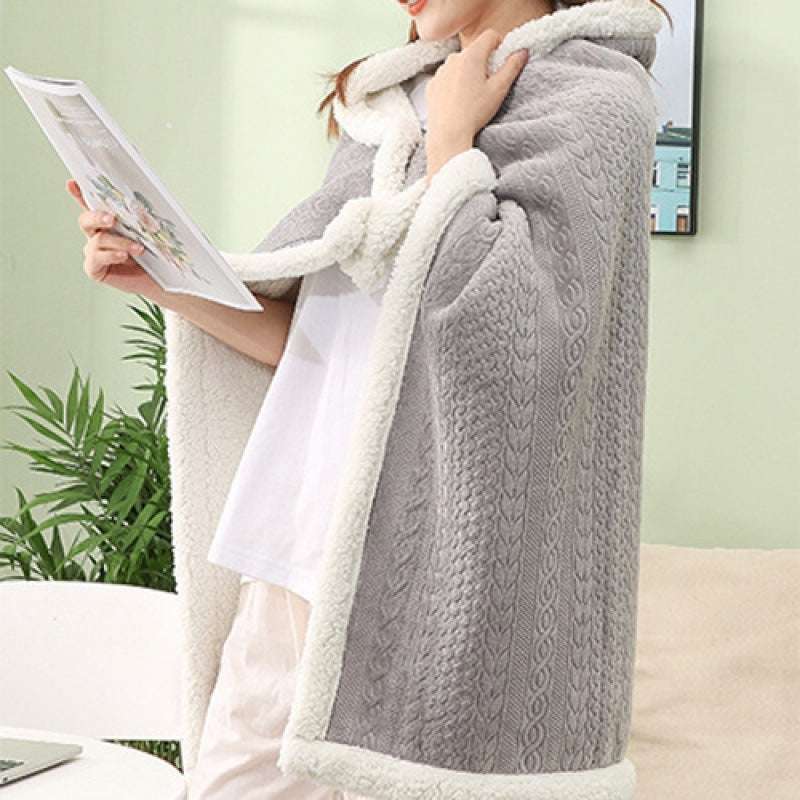 Double-layer Thickened Student Office Air Conditioning Room Nap Blanket Cover Leg Small Blanket - globaltradeleader