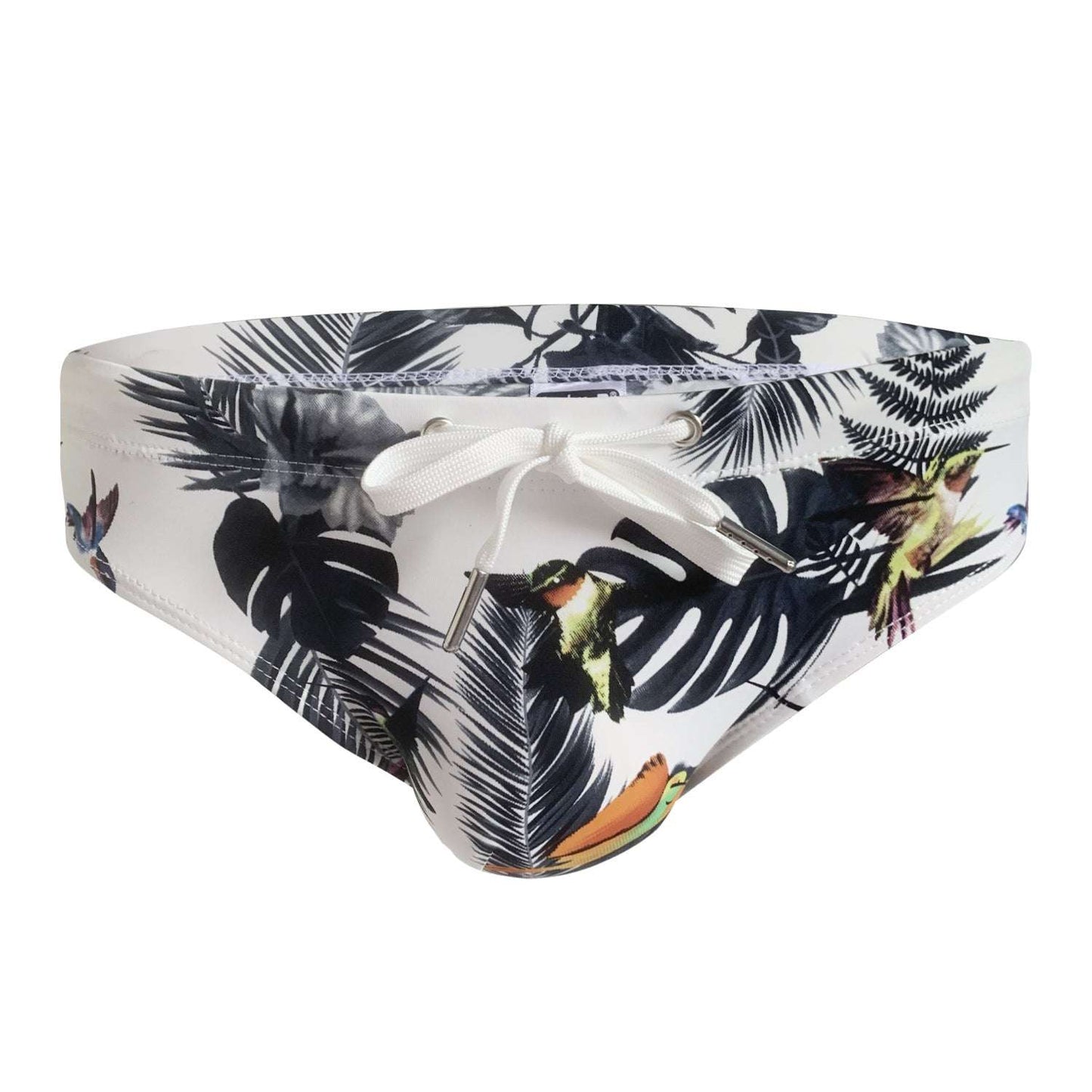 Men's Polyamide Printed Swimming Briefs