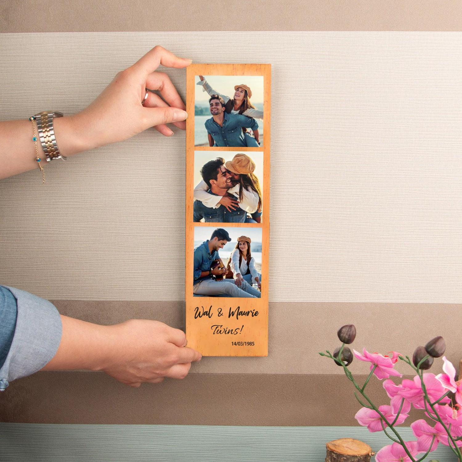 465. Creative Wooden Photo Frame