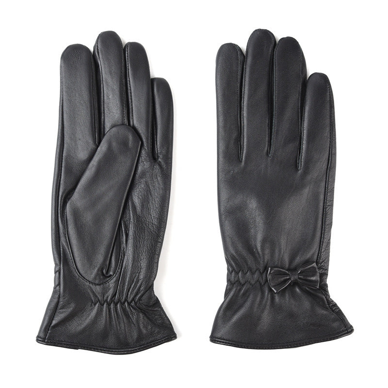 Winter Women's Warm Leather Gloves - globaltradeleader