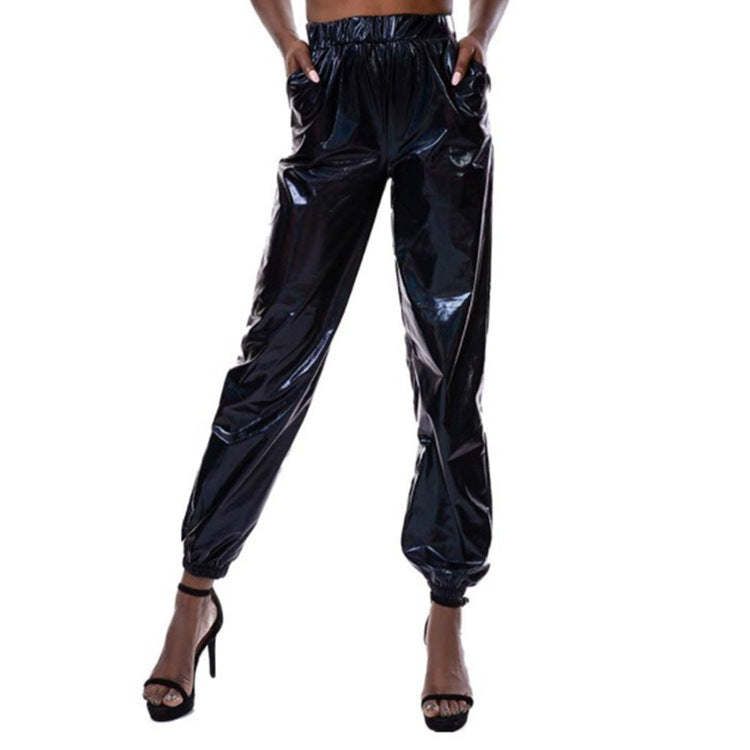 Fashion Casual Colorful Solid Color High-elastic Women's Trousers - globaltradeleader