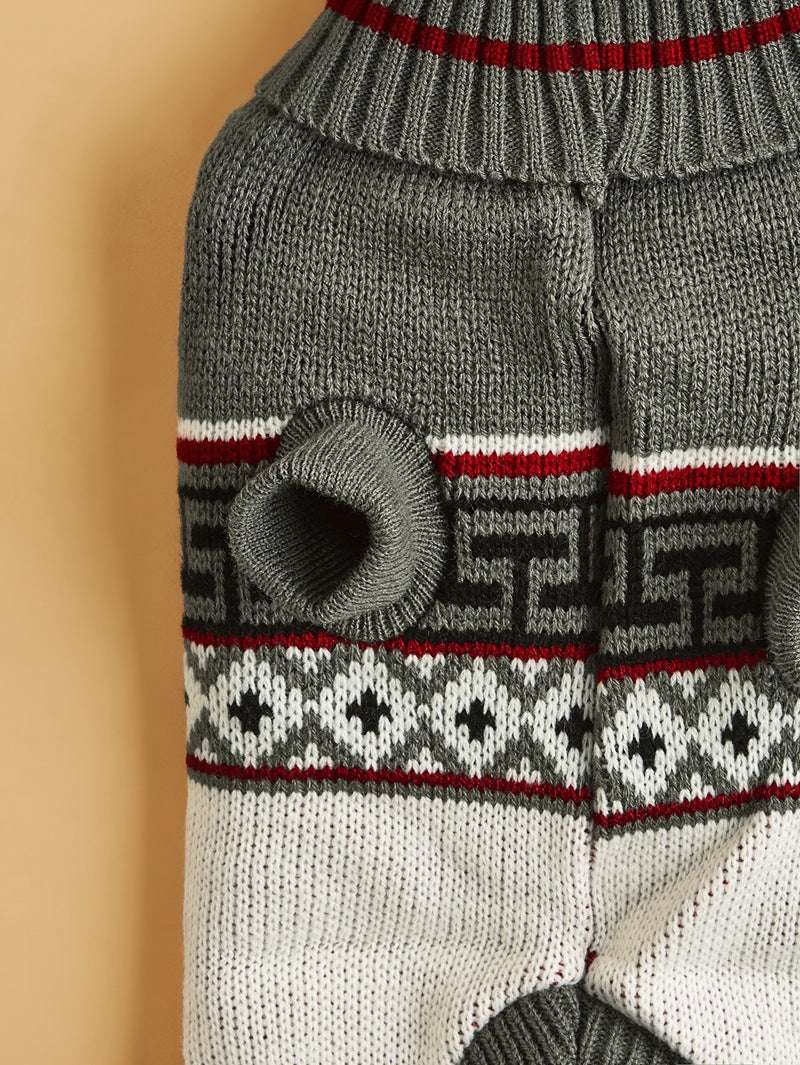 Christmas Deer Pet Knitted Sweater