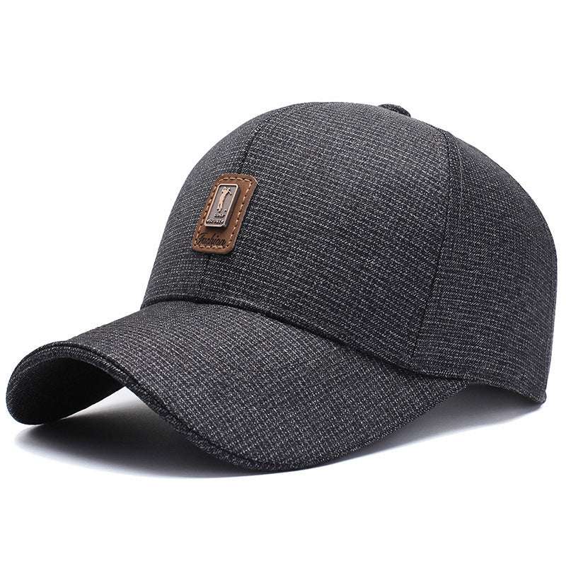 Hat Men's Fashion Plaid Casual Baseball Cap Women's - globaltradeleader