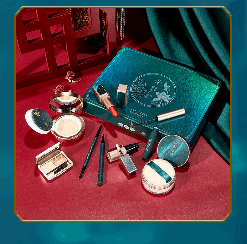 Lipstick Cushion Foundation Makeup Gift Set