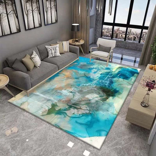 New Chinese Modern Abstract Ink Painting Living Room Carpet - globaltradeleader