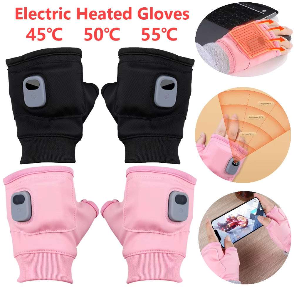Comfort Warm Gloves Electric Winter Heating USB Rechargeable Smart Warm Winter Gloves For Skiing Cold Weather Driving Hiking - globaltradeleader