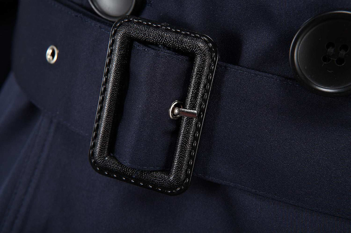 Fashion Men's Long Slim Double Breasted Windbreaker - globaltradeleader