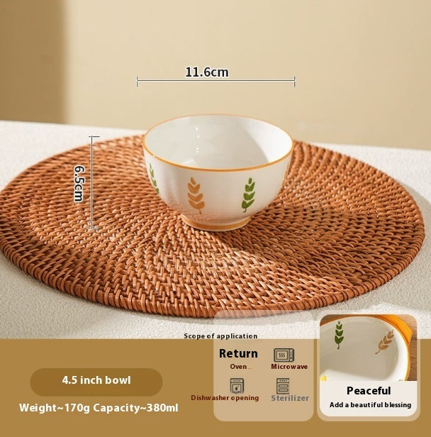 Deep Plates Dinner Plate High Sense Underglaze Tableware - globaltradeleader