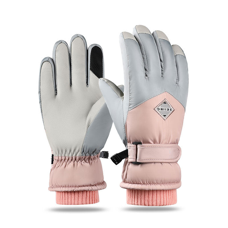 Couple Winter Fleece Thickened Warm And Windproof Gloves - globaltradeleader