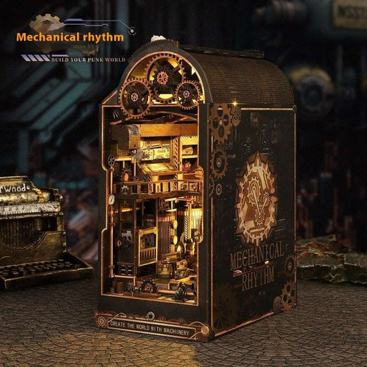 Steampunk Style Hand-assembled Wooden Landscape Gift - globaltradeleader