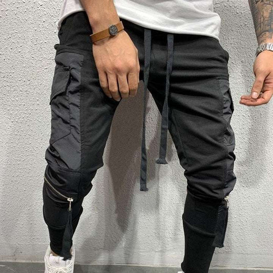 Stitching Men's Fashion And Comfort Elastic Sweatpants - globaltradeleader