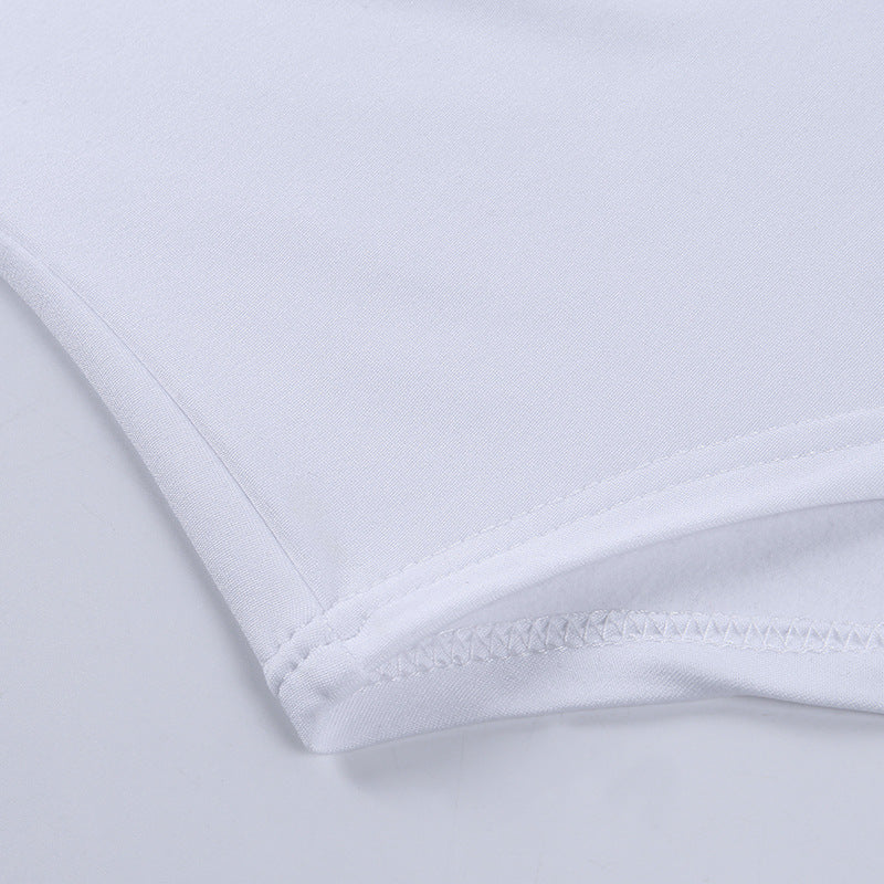 Women's Fashionable Temperament Polo Collar Half Button Slim-fit Long-sleeved Jumpsuit - globaltradeleader