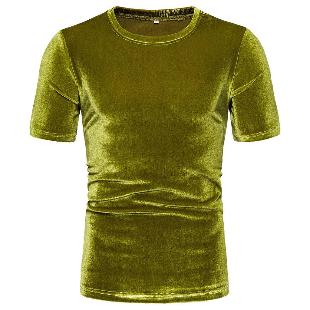 Men's Summer Solid Color Short-sleeved T-shirt - globaltradeleader