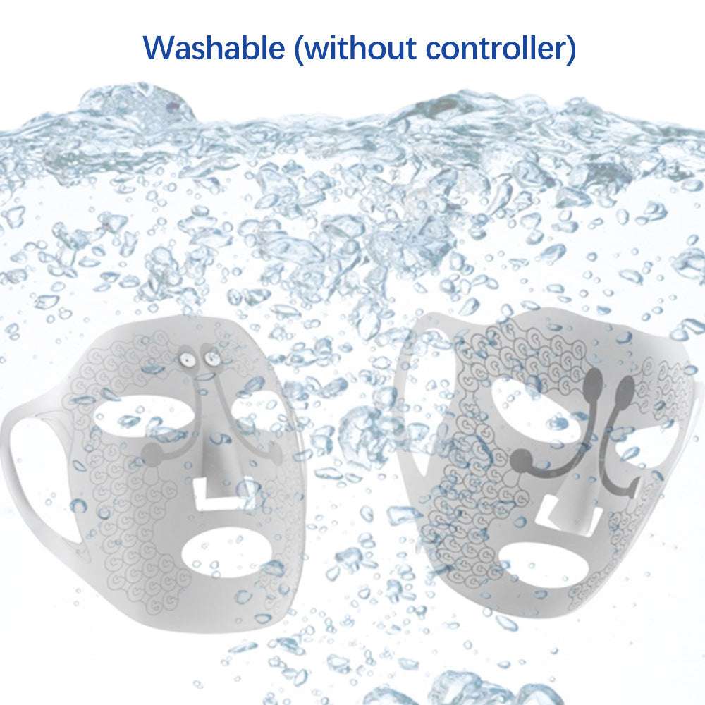 Micro Current Wireless Remote Control Silicone Electronic Facial Mask Instrument