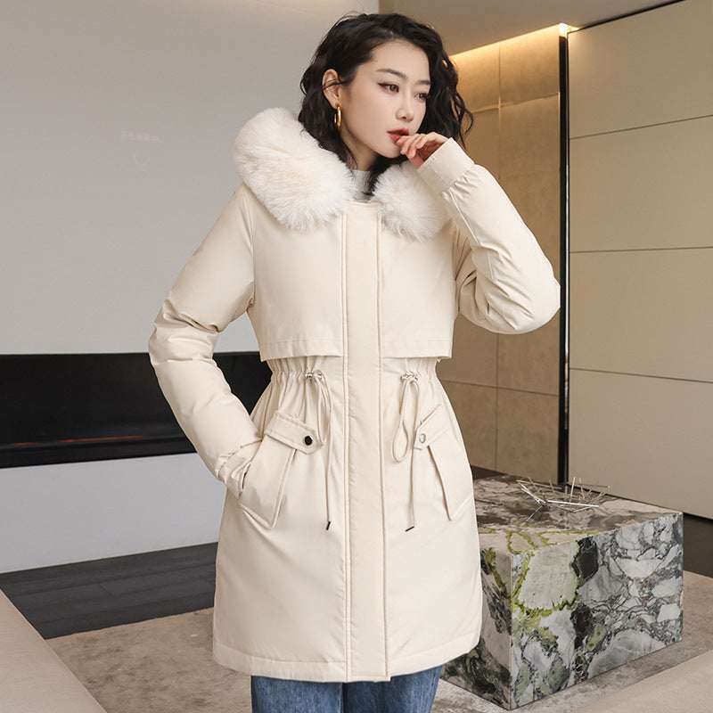 Korean Style Small Waist Down Coat - globaltradeleader